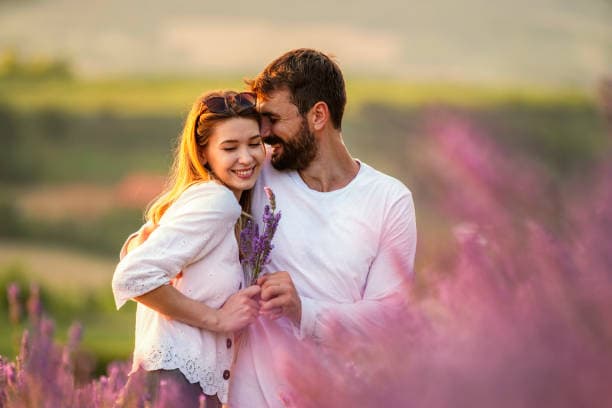 Couple enjoying a meaningful conversation